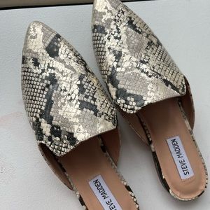 Steve Madden Crocodile Mules